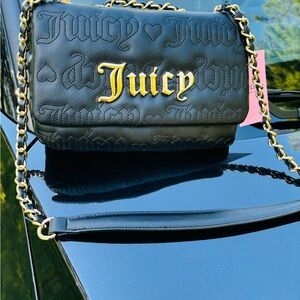 Juicy Couture Black and Gold Women's Bag